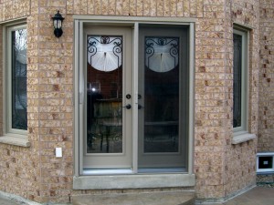 French Door Retractable Screen Door